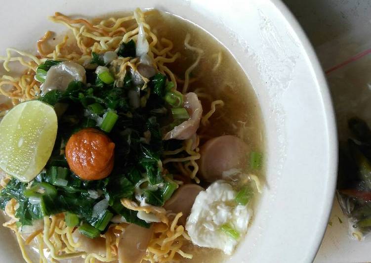 Bahan Menyiapkan Mie titi yang simpel