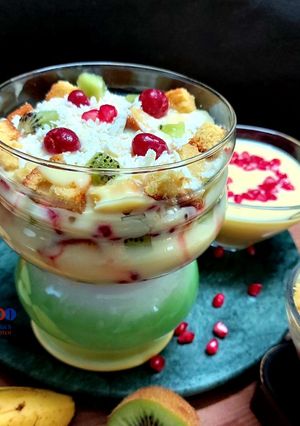 મિક્સ ફ્રૂટ ટ્રફલ બાઉલ(Mixed fruit truffle bowl recipe in Gujarati) રેસીપી મુખ્ય ફોટો