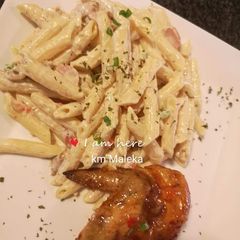A picture of Macaroni salad.