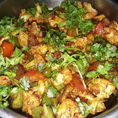 A picture of Gobi masala.