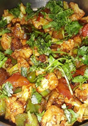 A picture of Gobi masala.