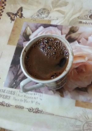 صورة لوصفة قهوه المساء