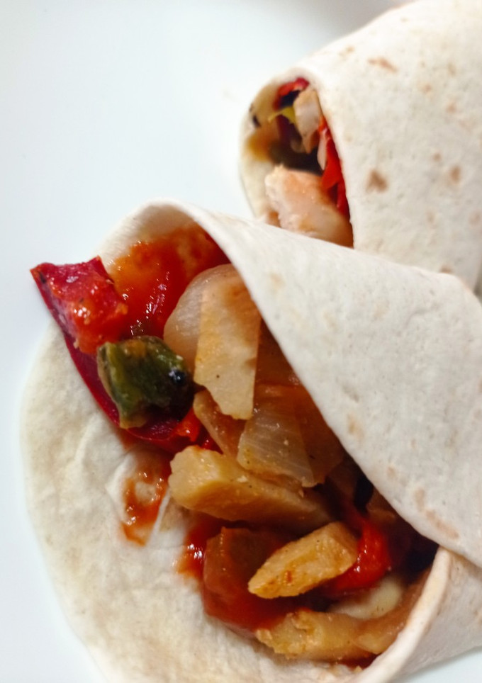 Una foto de Kebab de pollo Thermomix