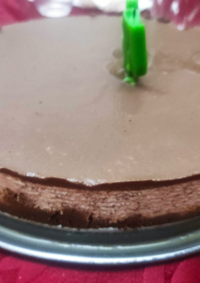 Una foto de Pastel de stracciatela