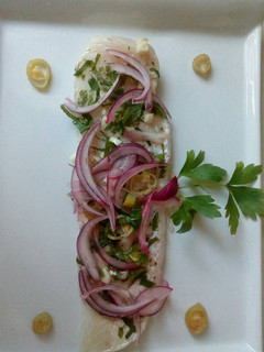 Una foto de Cebiche de merluza