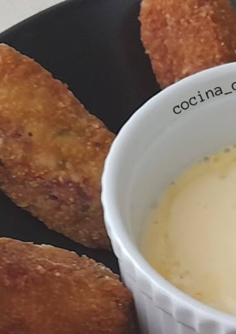 Una foto de Croquetas de espárragos trigueros y gorgonzola