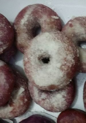 Foto resep Donat menul ubi ungu