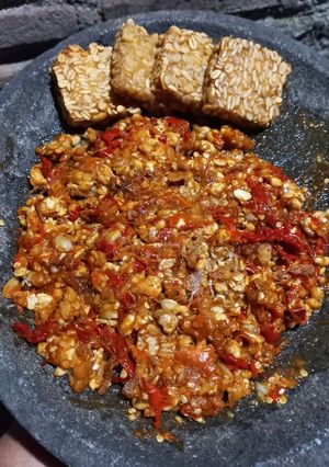Foto resep Tempe penyet sambal tomat kecap