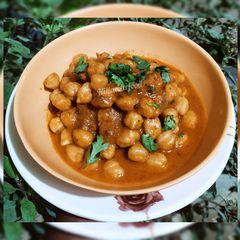 A picture of Chhole Masala.