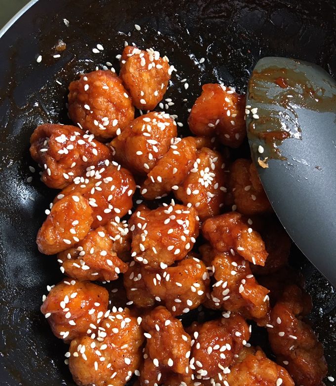 Foto resep Chicken Popcorn Gochujang