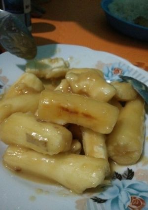 Foto resep Singkong santan gula merah