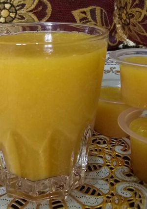 Foto resep Mango silky pudding