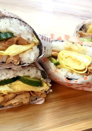 懶人料理【免捏燒肉飯團】 的食譜成品照片