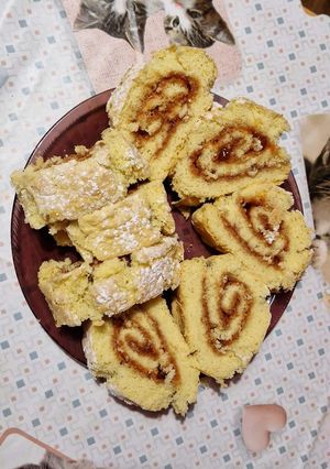 Piskótatekercs recept fotója