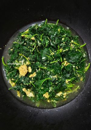 Foto resep Bayam Kuah Telur