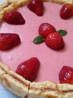Una foto de Torta Charlotte de frutillas