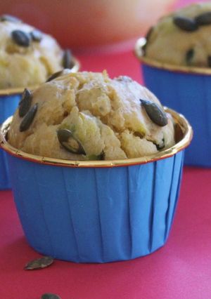 Una foto de Muffins de calabacín