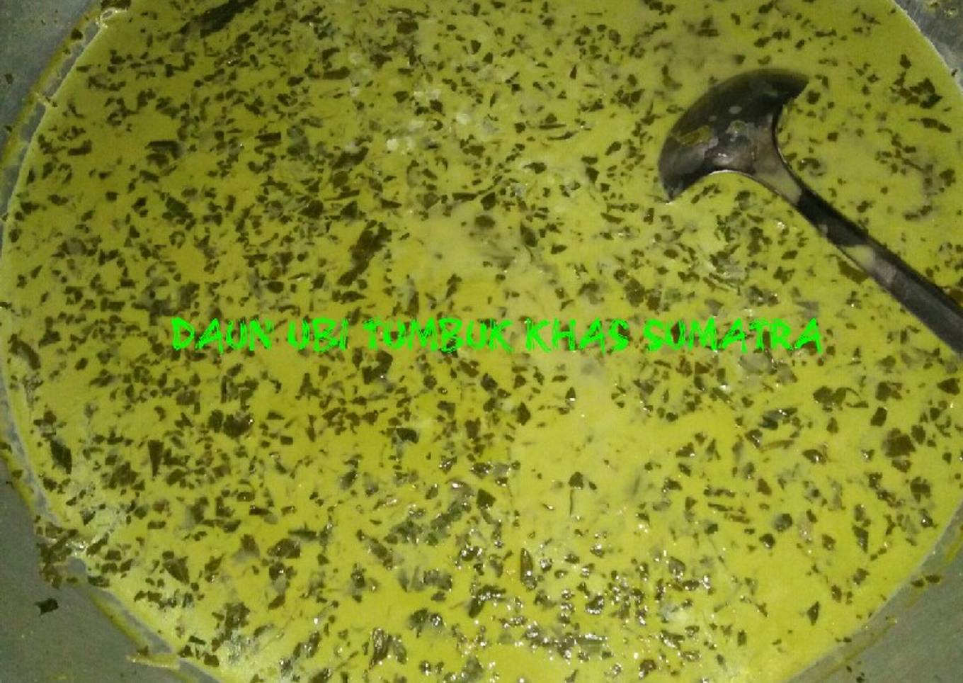 Daun Ubi Tumbuk Kampung Halaman Enak
