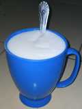 Creamy white rice, coconut and groundnut pap