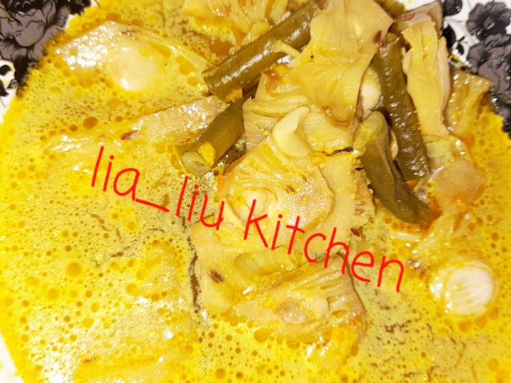 Bagaimana Menyiapkan Lodeh kluwih dan kacang panjang yang Lezat Sekali