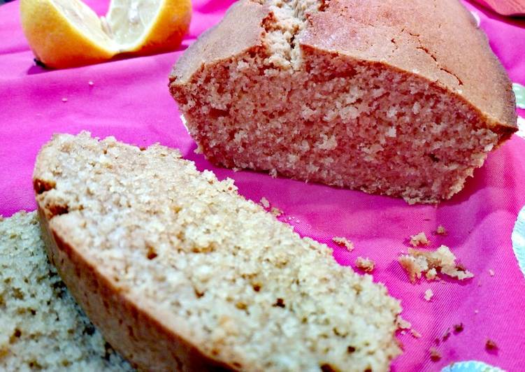 Plum cake de coco y limón (sin gluten)