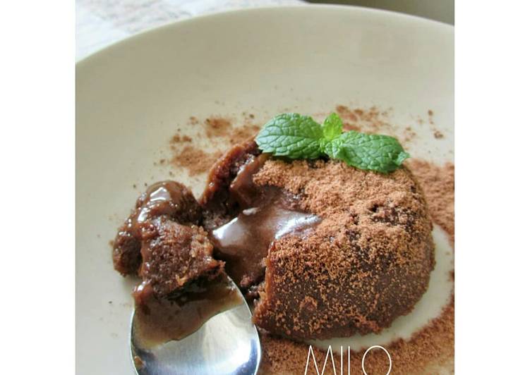 Resep Milo Lava Cake oleh Indry Hapsari Cookpad Resep Milo Lava Cake oleh Indry Hapsari Cookpad