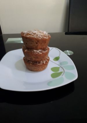 A picture of Mini plantain cakes.