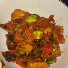 รูปของ Dendeng lambok balado