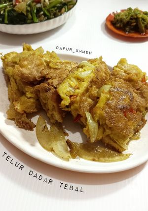 Foto resep Telur Dadar Tebal (KW RM Padang)