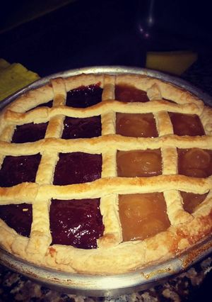 Una foto de Pastafrola de batata y membrillo