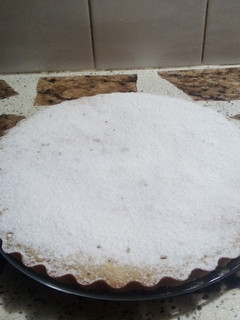 Una foto de Postre húmedo de manzana 🍎🥧