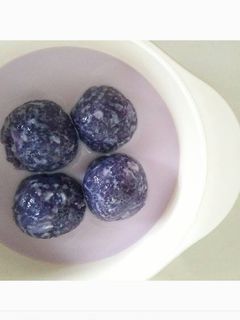 Foto resep Teh Bola Ubi Ungu (Taro Ball Milk Tea)