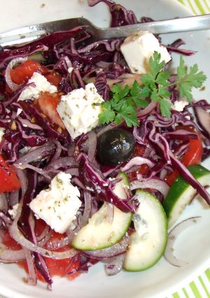 Foto principal de Ensalada de lombarda y queso
