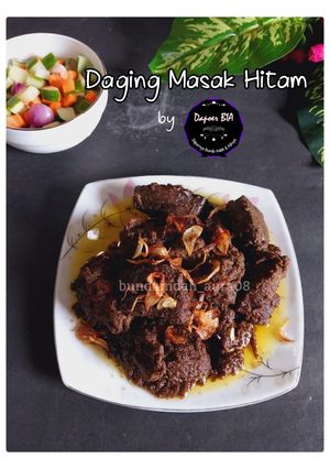 Foto resep Daging Masak Hitam (khas Jambi)