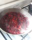 Compota de frutos rojos keto