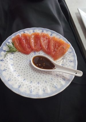 Una foto de Tomate confitado
