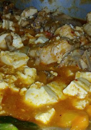 Foto resep Ayam Tahu kuah pedas