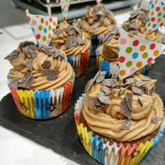 Una foto de Cupcakes de chocolate y Nutella