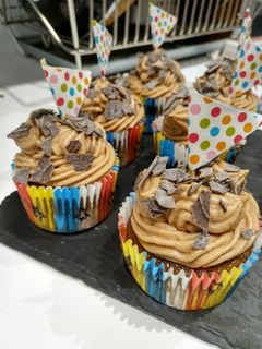 Una foto de Cupcakes de chocolate y Nutella