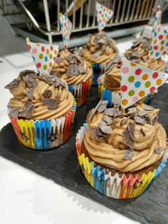 Una foto de Cupcakes de chocolate y Nutella