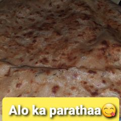 A picture of Alo ka Paratha😋.
