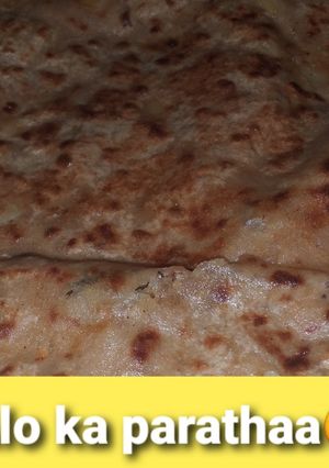 A picture of Alo ka Paratha😋.