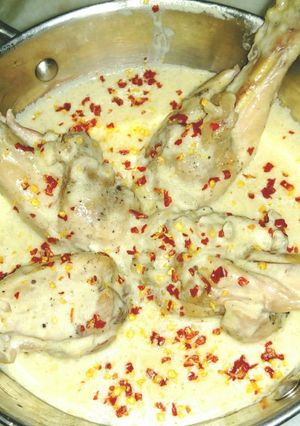 A picture of Creamy Cheese Garlic Chicken.