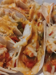 Una foto de Tacos de pollo al horno