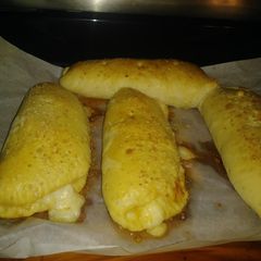 A picture of Overstuffed Calzones.