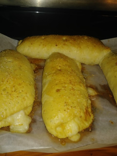 A picture of Overstuffed Calzones.