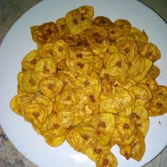 A picture of Unripe plantain chips.