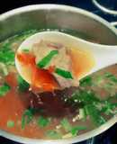 Canh sấu sườn non