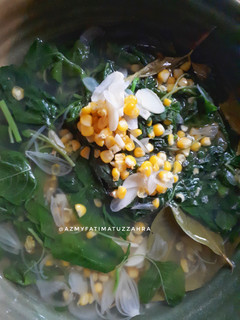 Foto resep Sayur Bening Bayam jagung