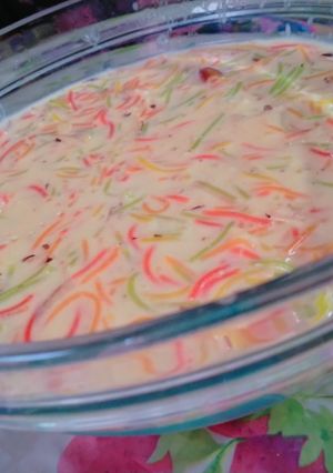 A picture of Colourful Milk Vermicelli.